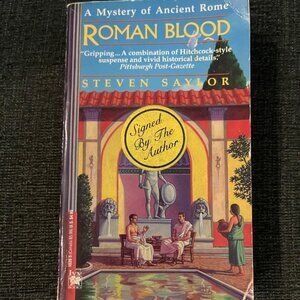 Roman Blood by Steven Saylor - Signed